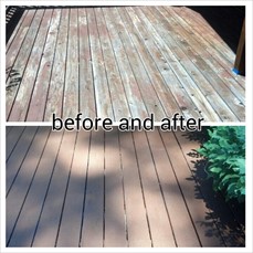 decks before and after