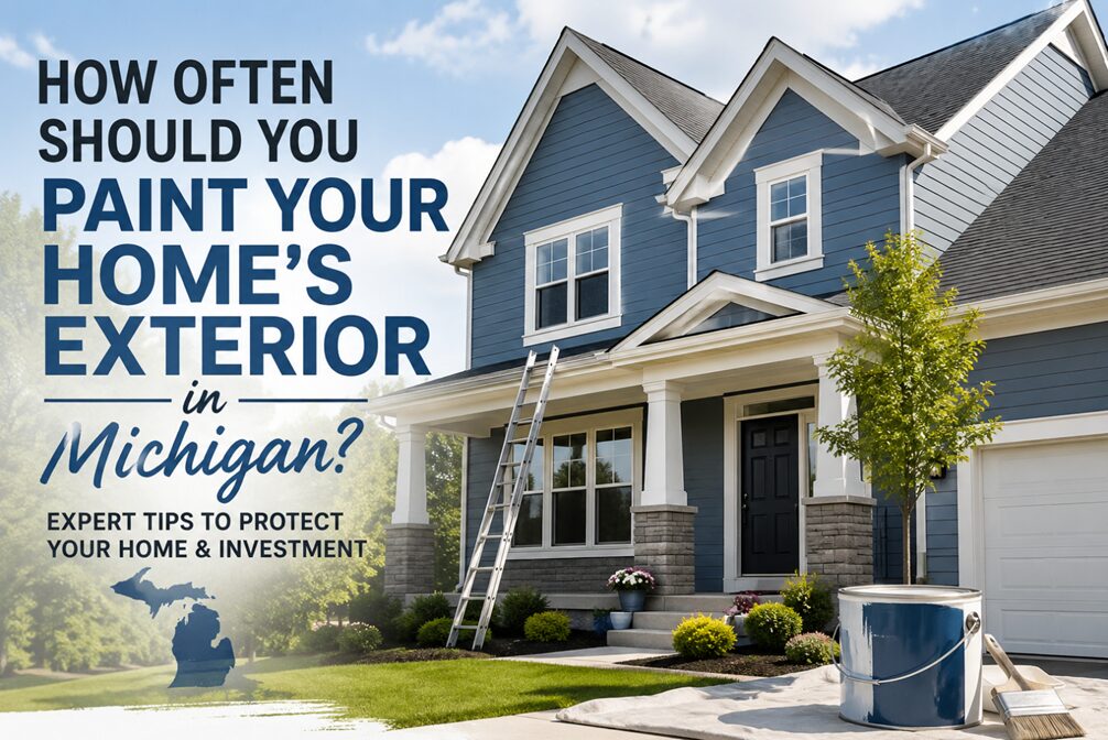 How Often Should You Paint Your Homes Exterior In Michigan